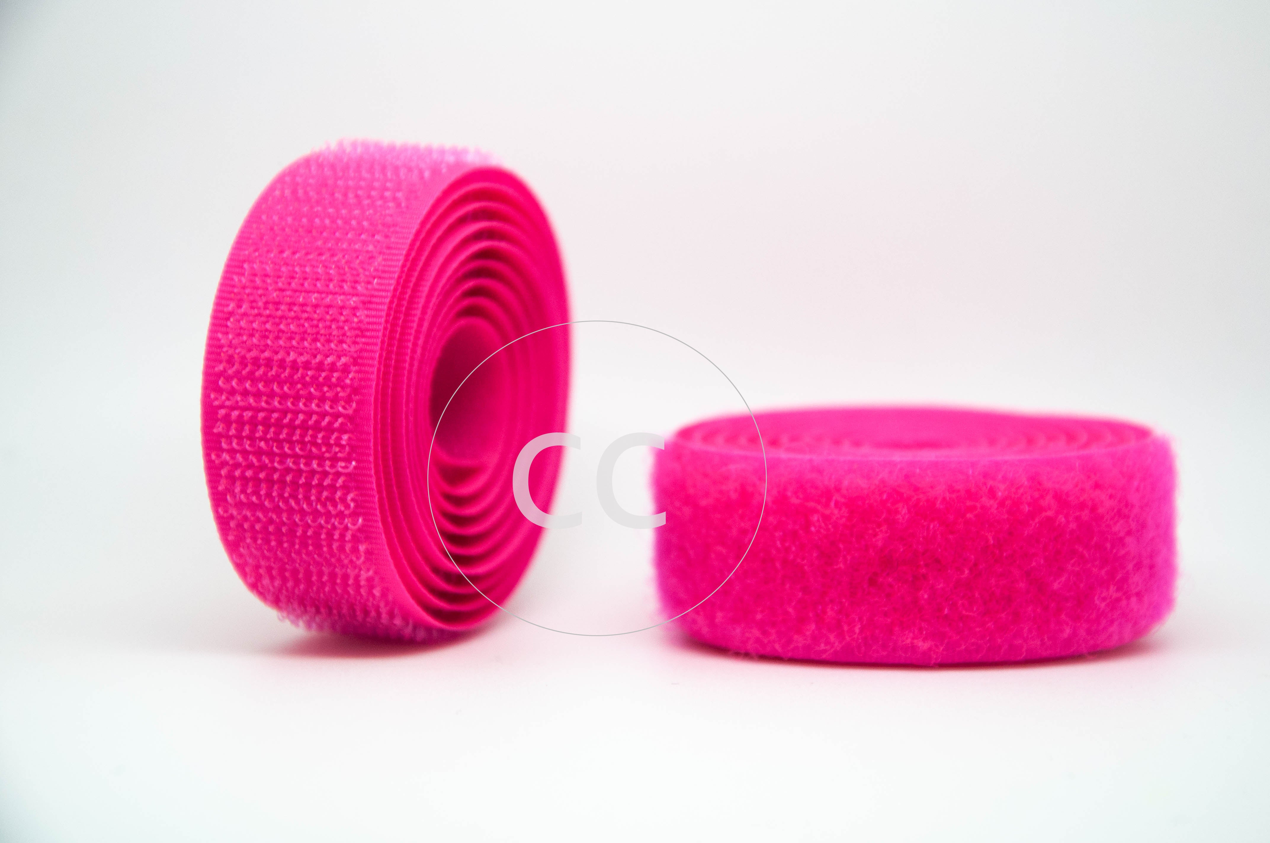 Fluorescent Fuchsia Sew-on Hook & Loop tape Alfatex® Brand supplied by the Velcro Companies